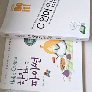 파이썬, C언어 코딩책 일괄판매