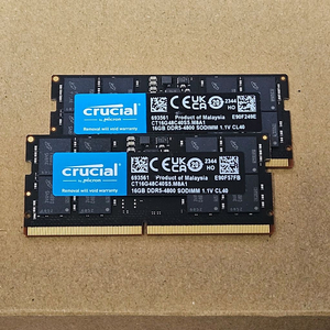 Crucial DDR5 4800 32GB 노트북