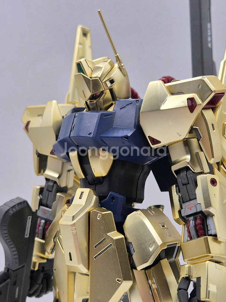 (최상)프레임도색작 MG 백식 2.0 골드 코팅 반다이--3