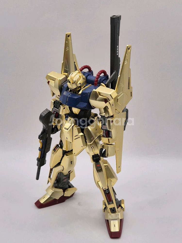 (최상)프레임도색작 MG 백식 2.0 골드 코팅 반다이--2
