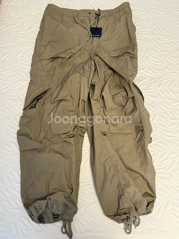 엔타이어 스튜디오 FREIGHT 와이드 카고 팬츠 S--1