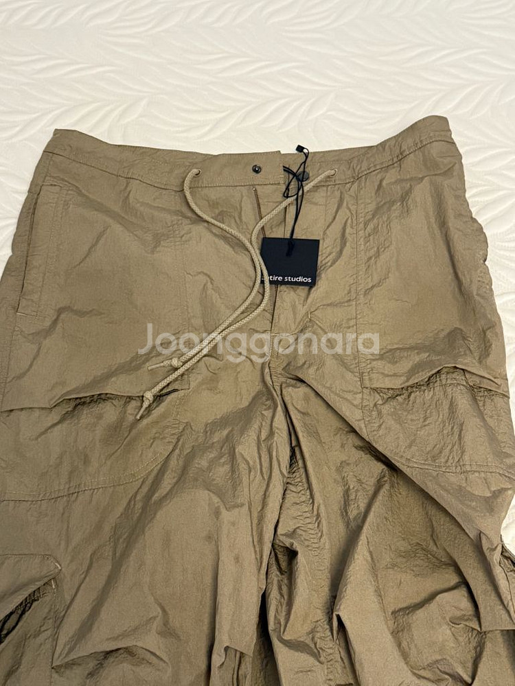 엔타이어 스튜디오 FREIGHT 와이드 카고 팬츠 S--2