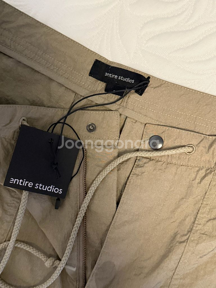 엔타이어 스튜디오 FREIGHT 와이드 카고 팬츠 S--9