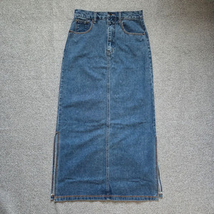 Moonsun 문선 데님 롱 스커트 25-26size