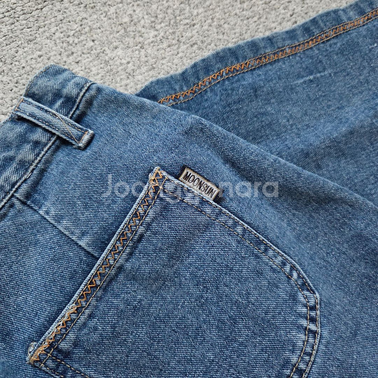 Moonsun 문선 데님 롱 스커트 25-26size--6
