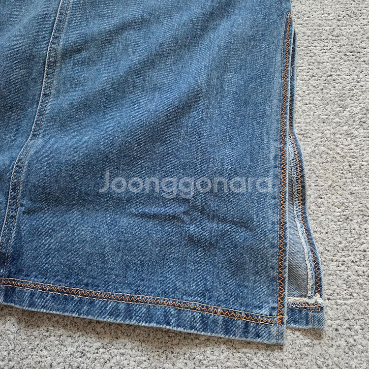Moonsun 문선 데님 롱 스커트 25-26size--7