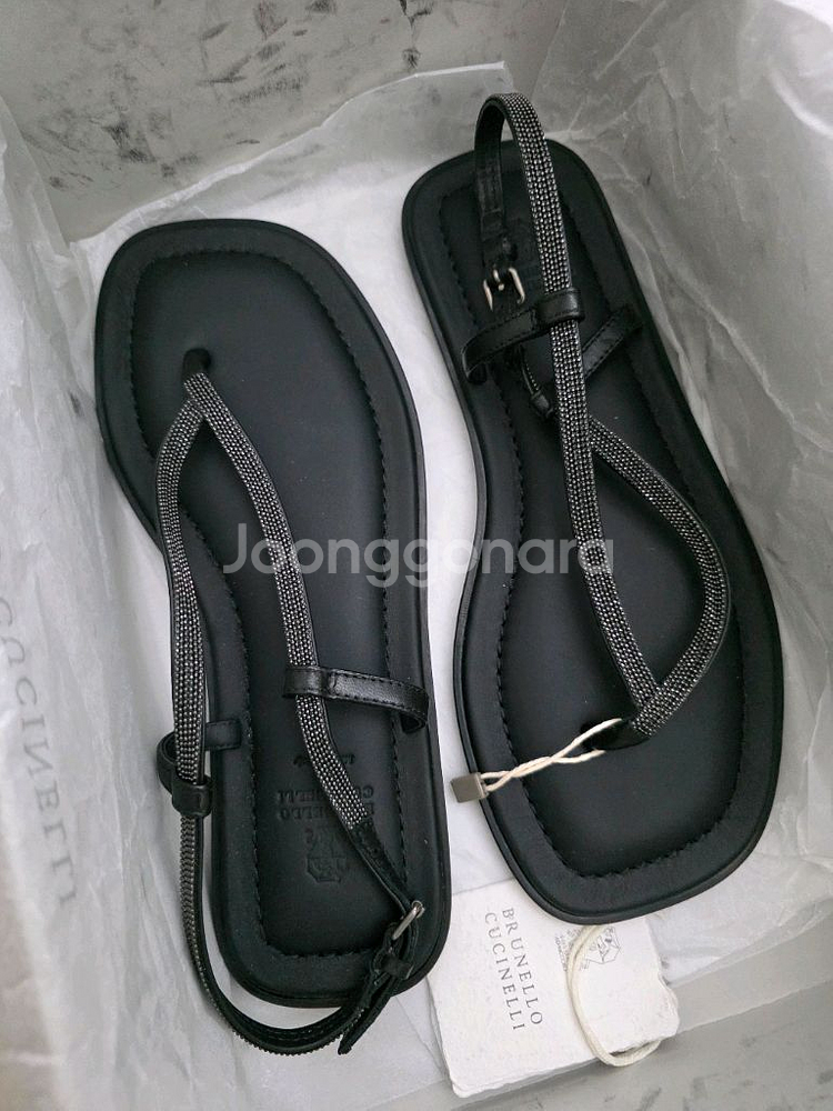 부르넬로 쿠치넬리 여성용 조리 샌들(US7)--4