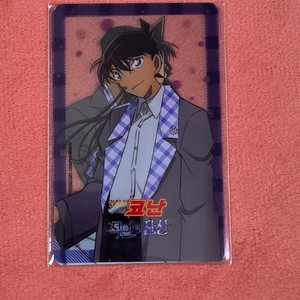 코난 척안의잔상 투명 포토카드 포카 3종 세트 롯데시네