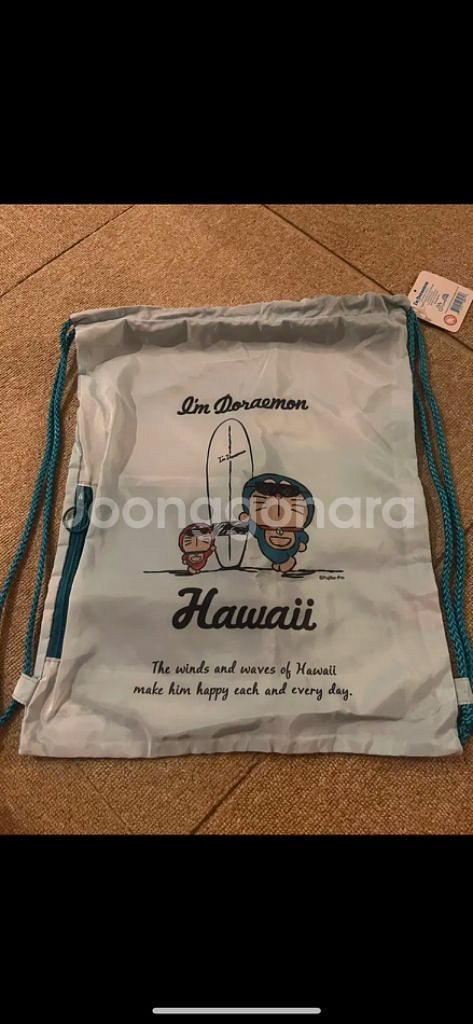 하와이 한정 정품 태닝 도라에몽 복조리 가방--0