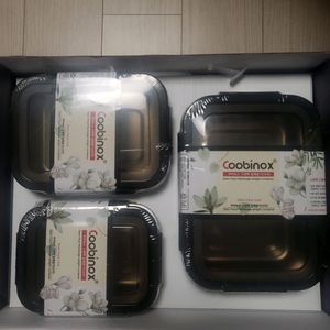 쿠비녹스 스텐 밀폐용기 세트