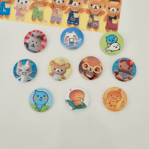 (무료배송) 캐릭터 캔뱃지 미니 6pcs 세트