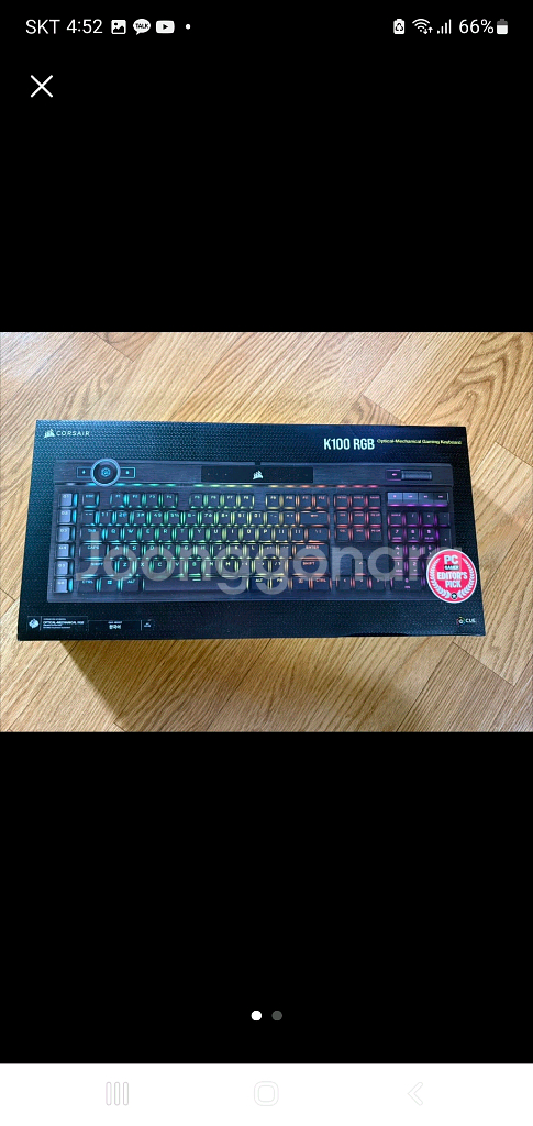 커세어 K100 RGB Optical 게이밍키보드--0