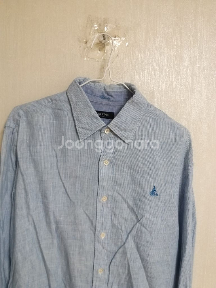 남성 빈폴 슬림핏 마100% 린넨셔츠 (100)--2