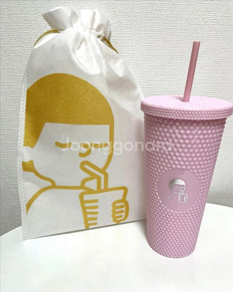 디저트39텀블러 연핑크 (새상품)대용량--0