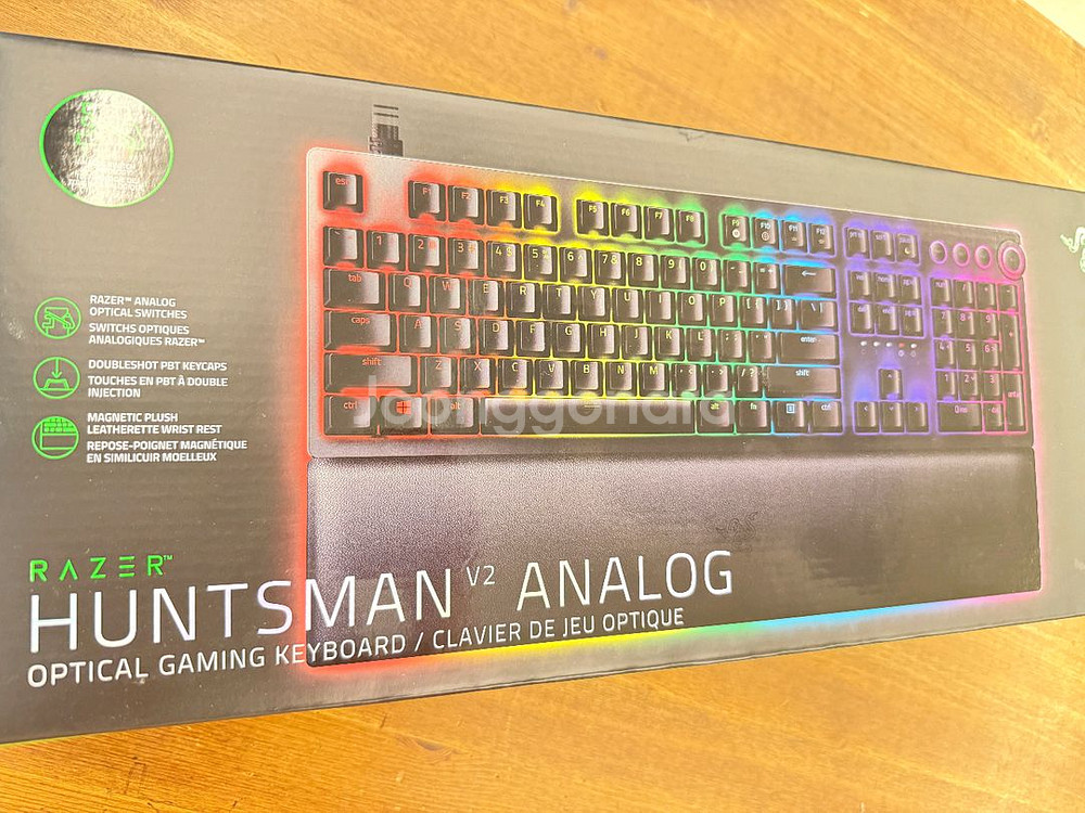 Razer 헌츠맨 V2 아날로그 영문 키보드(새상품)--1