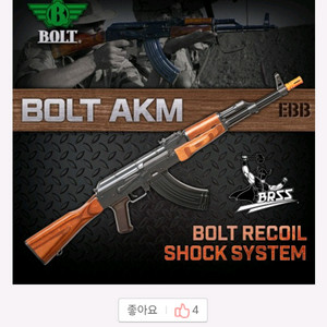 BOLT AKM 블로우백 전동 EBB 가방 충전기