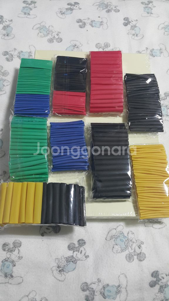 수축튜브 인두 납땜 전기테이프 530개 4.5cm 히트--0