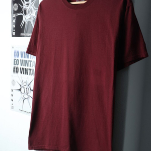 (L-XL) 챔피온 반팔 티셔츠 버건디 기본