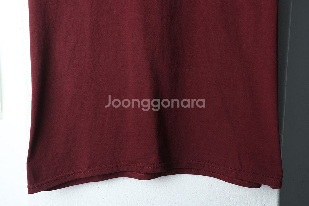 (L-XL) 챔피온 반팔 티셔츠 버건디 기본--3