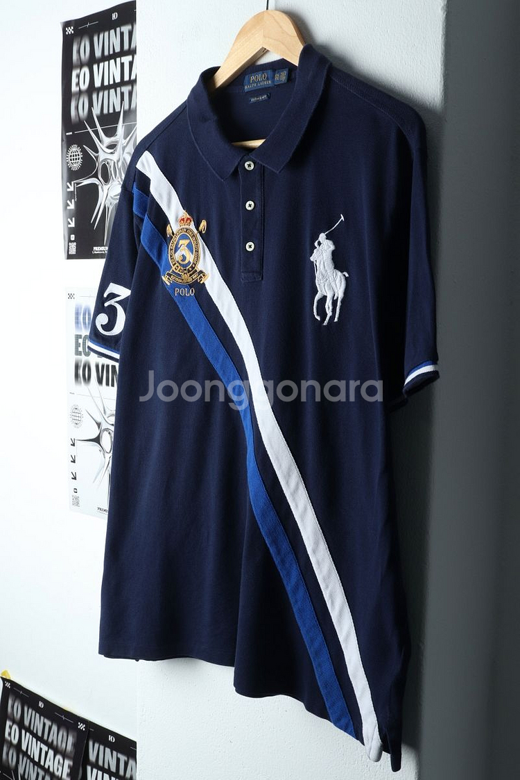 (2XL-3XL) 폴로 랄프로렌 반팔 카라 티셔츠--0