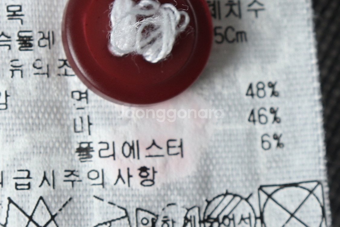(XL) 브랜드빈티지 반팔 카라 티셔츠 헨리넥 린넨--5