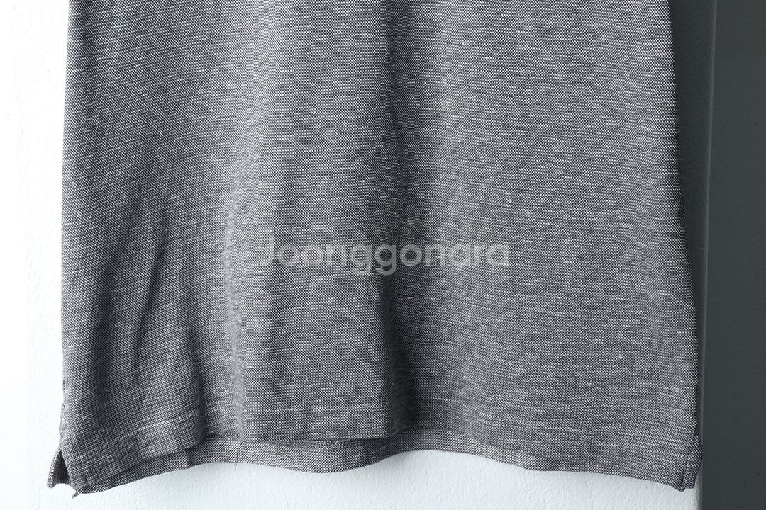 (XL) 브랜드빈티지 반팔 카라 티셔츠 헨리넥 린넨--3