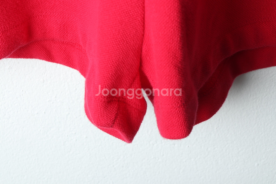 W(M) 라코스테 반팔 카라 티셔츠 핑크 바디슈트--5