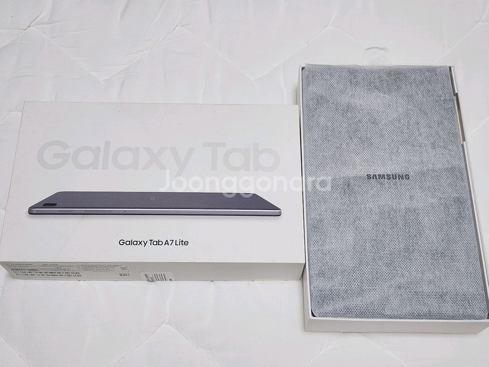 갤럭시탭A7 Lite 64G LTE모델+SD카드16G--0
