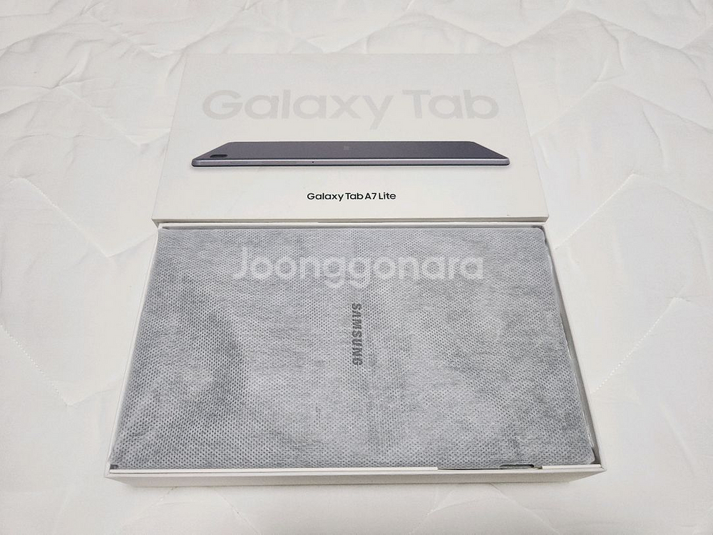 갤럭시탭A7 Lite 64G LTE모델+SD카드16G--11