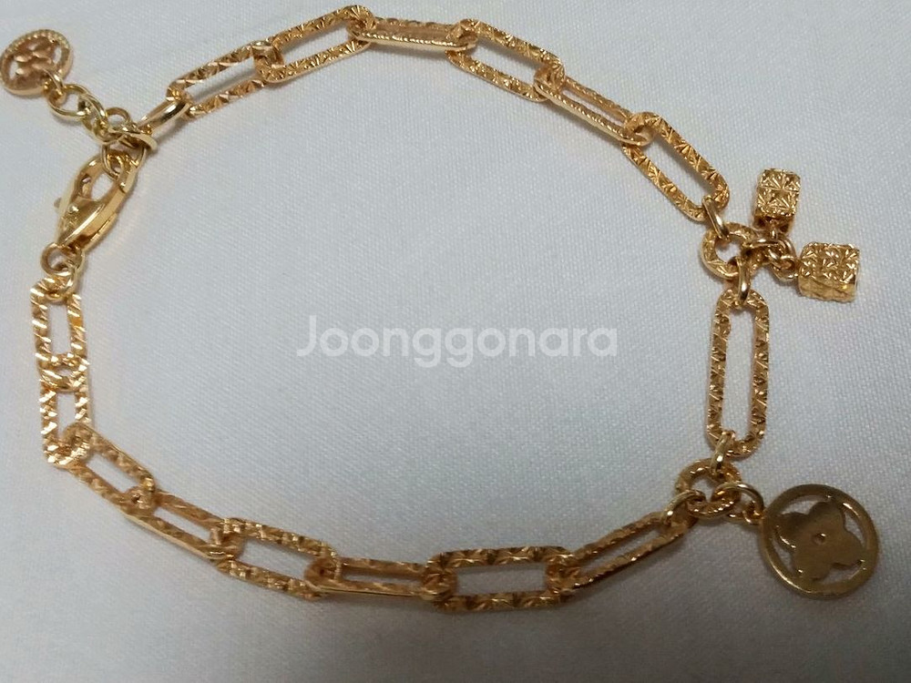 14k루000스타일 팔찌17.5cm~20cm길이조절--0