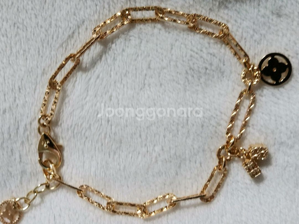 14k루000스타일 팔찌17.5cm~20cm길이조절--8