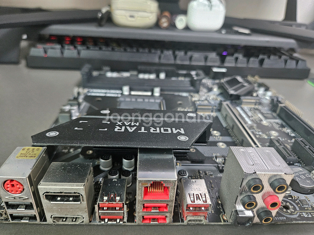 MSI B450M Mortar Max 메인보드입니다--1