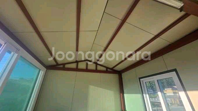 농막 하우스 컨테이너 징크판넬 하우스 내부해야해요--2