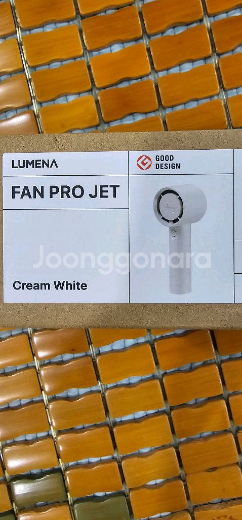 미개봉 루메나 FAN Pro Jet 명품 선풍기(하얀색--1