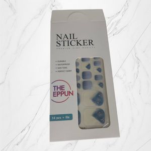 [새상품] 블루 그라데이션 네일스티커 젤네일 휴양지