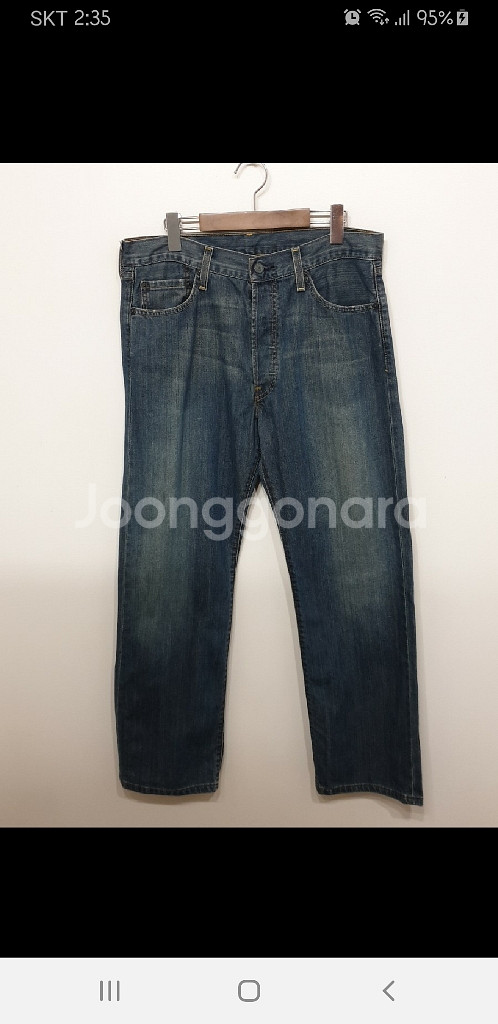 (34) 리바이스 청바지 중청워싱 레드탭 일자--0