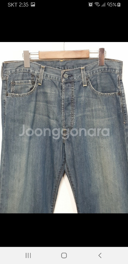 (34) 리바이스 청바지 중청워싱 레드탭 일자--1