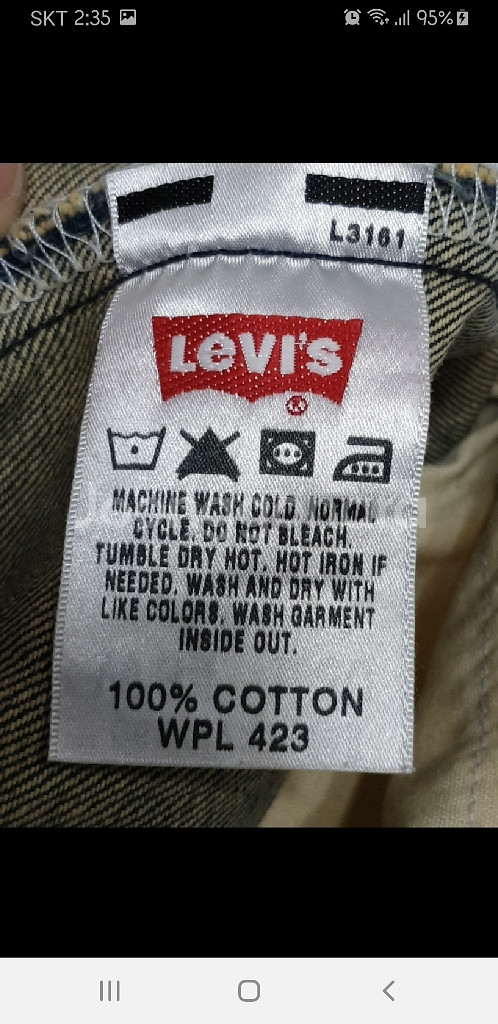 (34) 리바이스 청바지 중청워싱 레드탭 일자--2