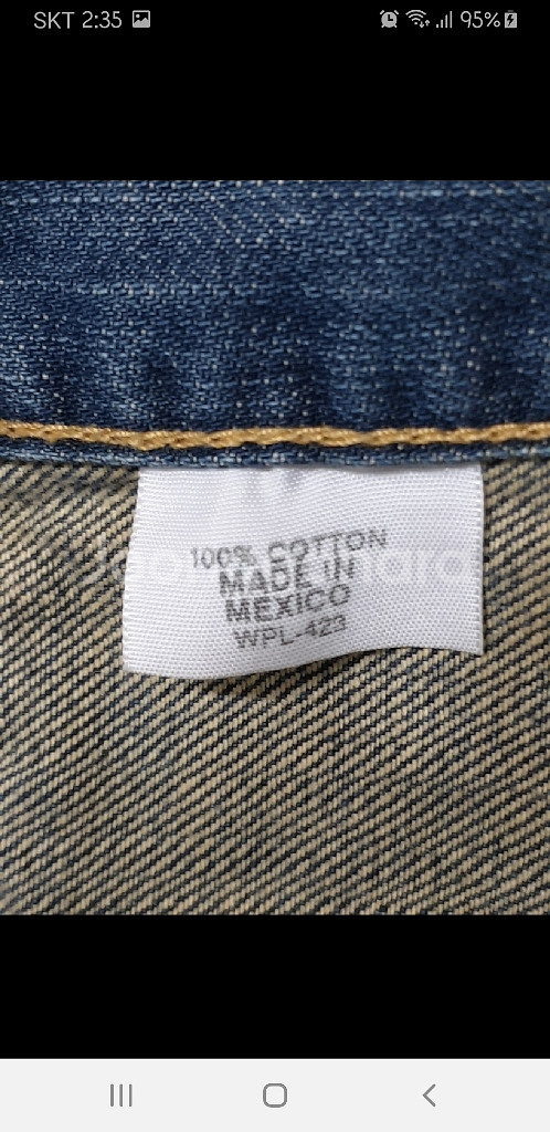 (34) 리바이스 청바지 중청워싱 레드탭 일자--3