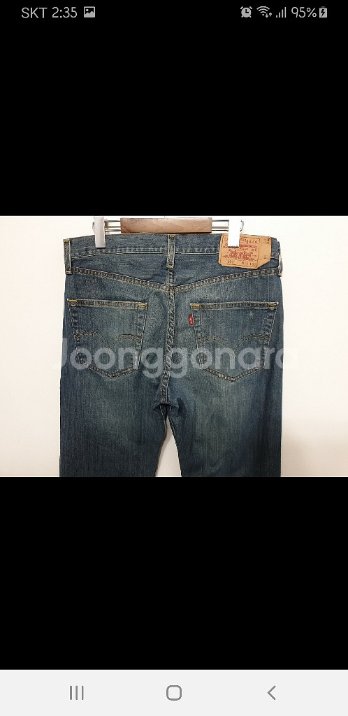 (34) 리바이스 청바지 중청워싱 레드탭 일자--6