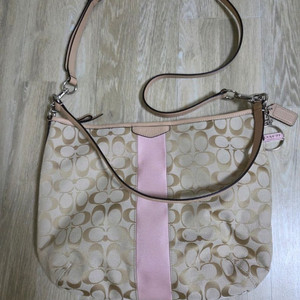 코치 시그니처 숄더백