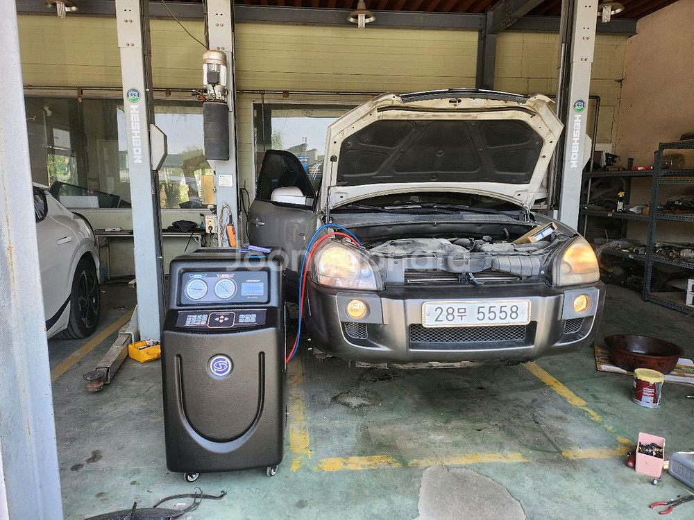 HR-375 134A전용 에어컨 회수재생기는 신품--0