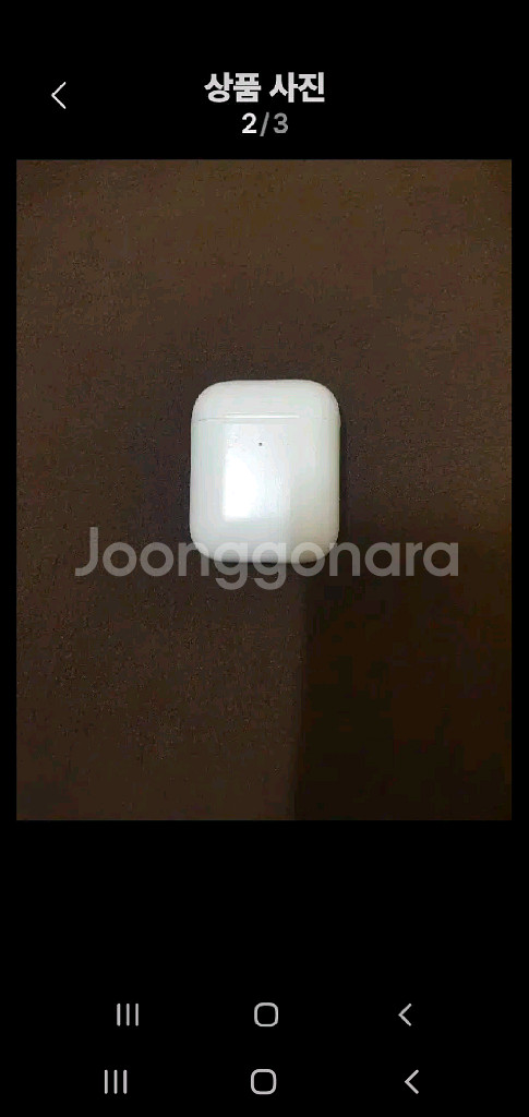 에어팟 2세대 무선본체--2
