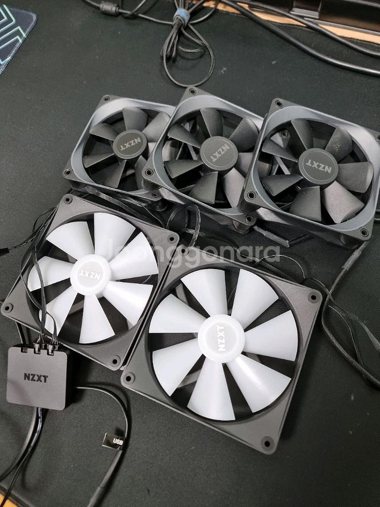 NZXT 크라켄 RGB , NON RGB 시스템팬--0