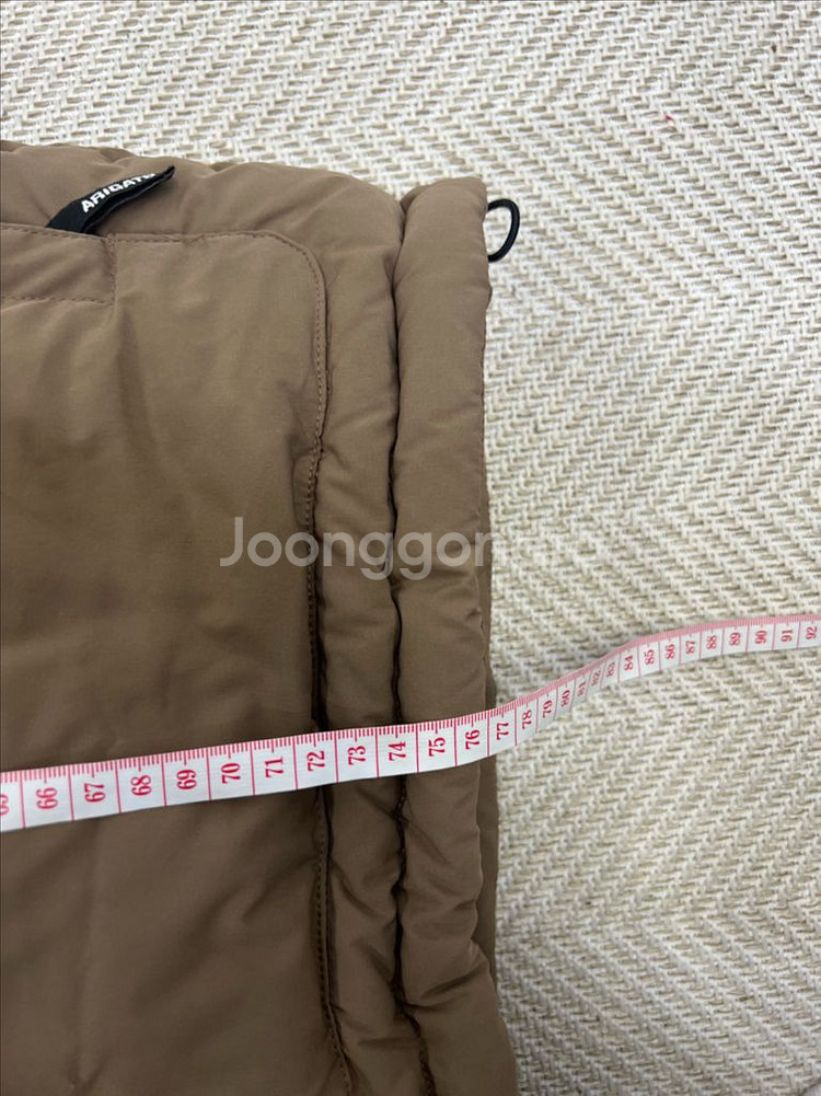 정품) 악셀아리가토 오버핏 푸퍼 패딩 브라운 S--8