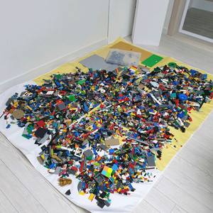 레고벌크 60리터 박스 가득 ,조립설명서 일괄 택포