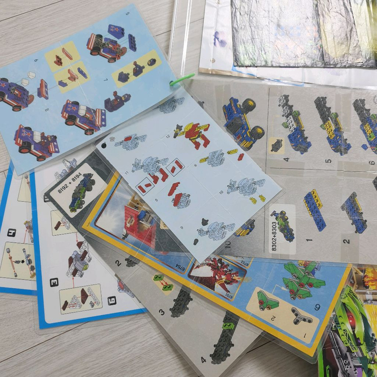 레고벌크 60리터 박스 가득 ,조립설명서 일괄 택포--9