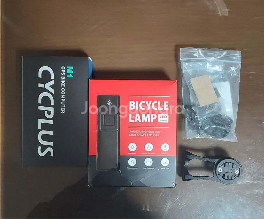 [빠른배송]속도계+자전거라이트 CYCPLUS M1속도계--8