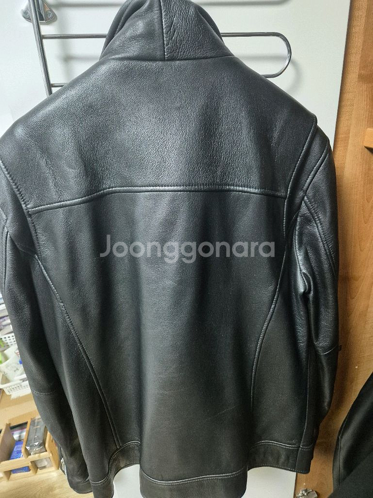 메종 드 스페로네 가죽 자켓 양가죽 라이더 자켓--1
