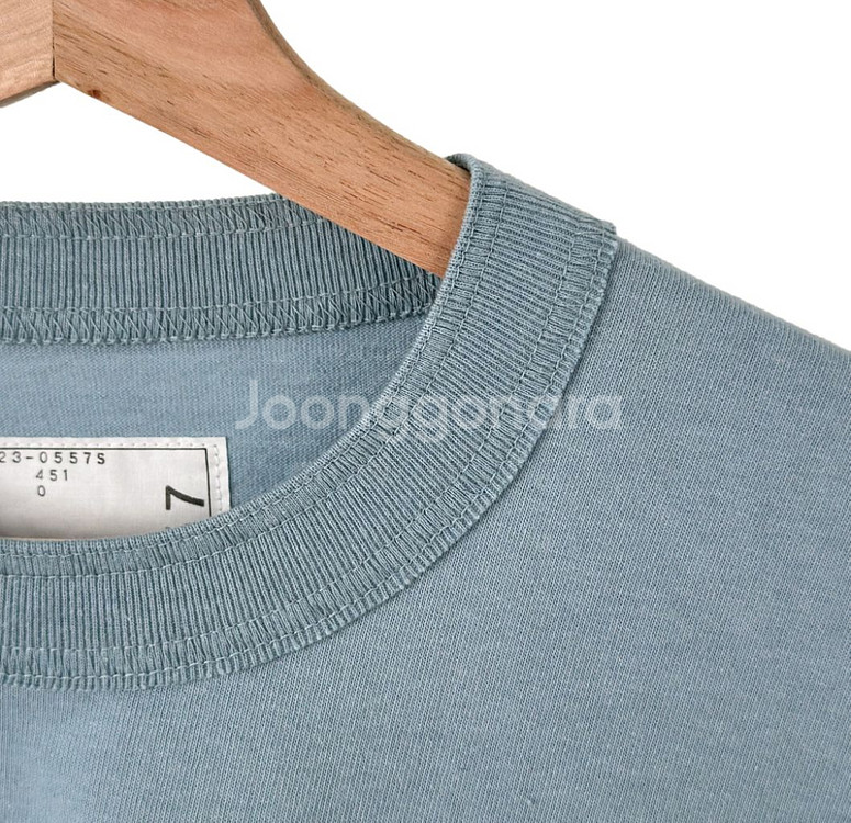 0] 칼하트 사카이 여성 사이드 반팔 티셔츠 라이트블루--3